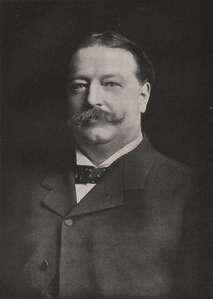 POLITICS. William Howard Taft, Secretary of War, 1904 1907 old antique print